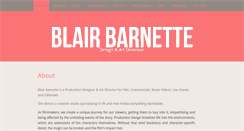 Desktop Screenshot of blairbarnette.com